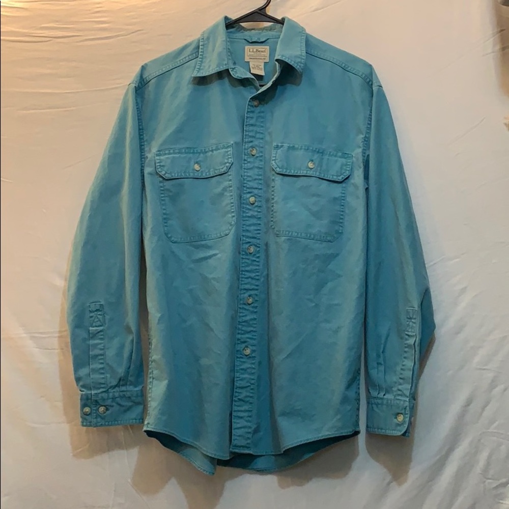 L.L. Bean Canvas Shirt Traditional Fit